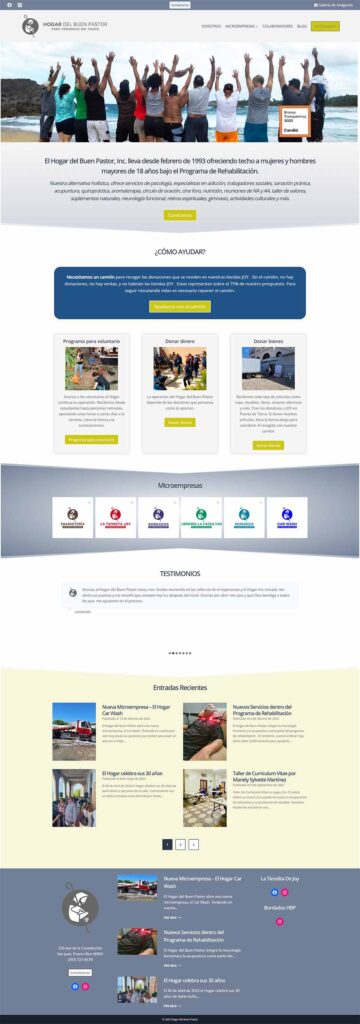 Hogar del Buen Pastor Website Hogar del Buen Pastor Website